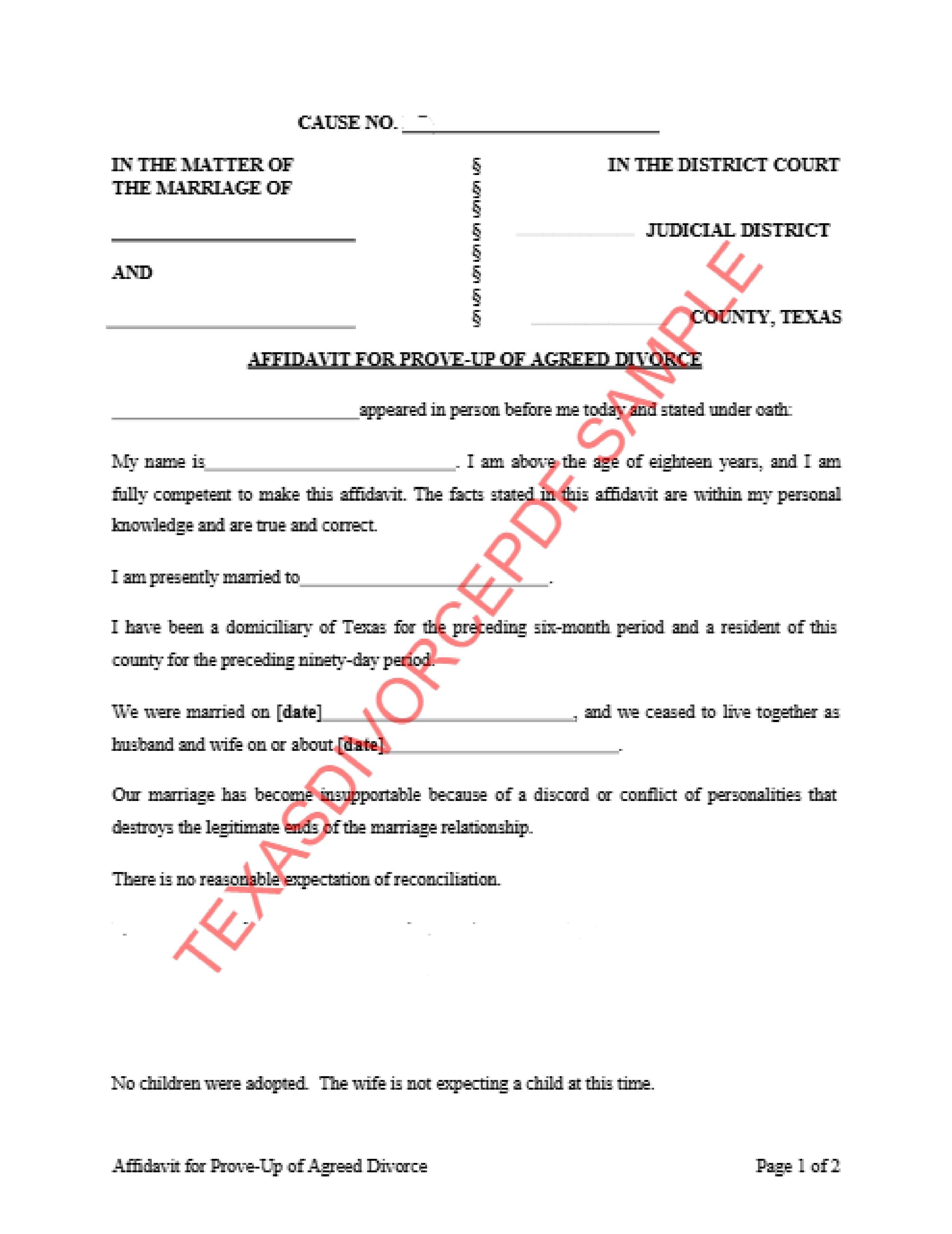 How To File For Divorce in Texas Without A Lawyer/Uncontested/No Children